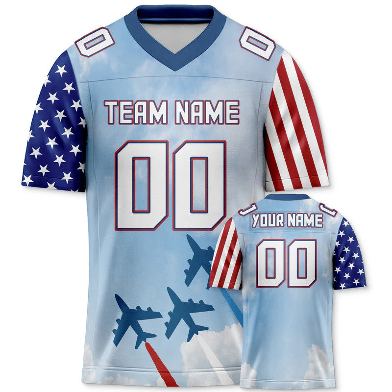 Custom Team USA Football Jersey1